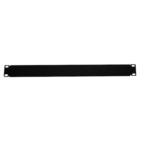 Quest Manufacturing Blank Filler Panel, 1U, 1.75in H x 19in , Black - BP19-01