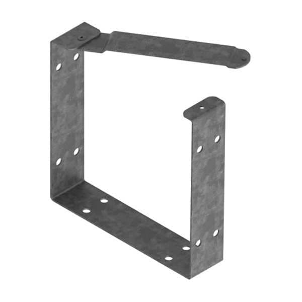 Nvent Hoffman Wireway U-Connector, 1 Type, NEMA 1 Rating, Steel, Galvanized - F66GUCGV