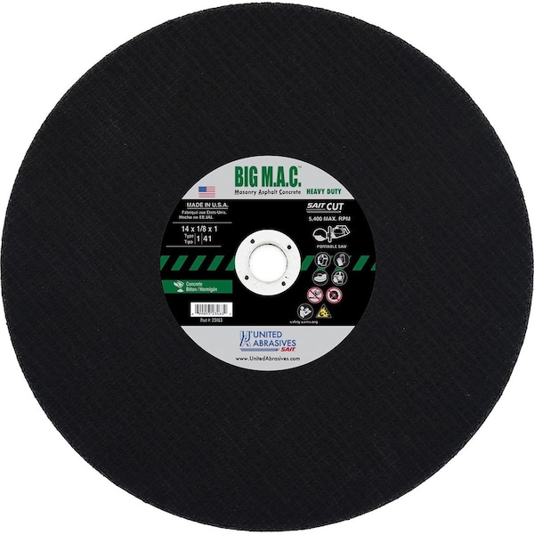United Abrasives/Sait Hoja de sierra de gas T112x18x1PK10 - 23460