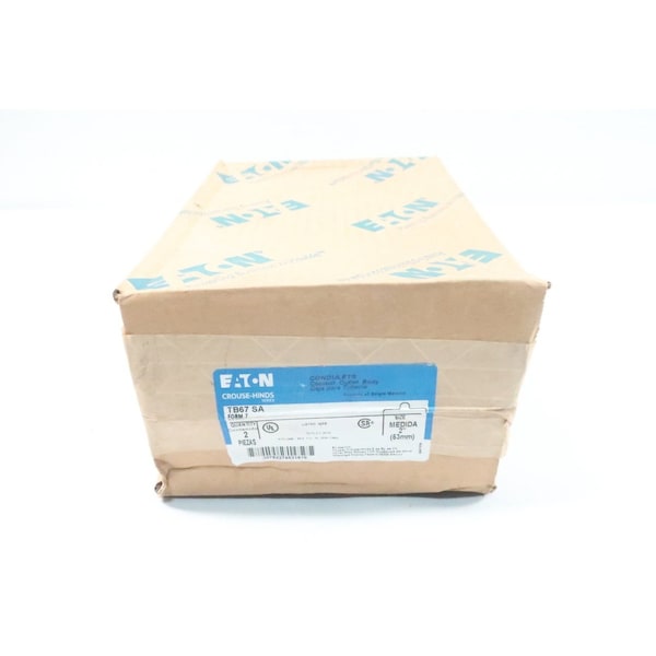 Eaton Crouse Hinds Box of 2 2In Conduit Outlet Bodies and Box - TB67 SA