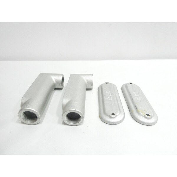 Crouse Hinds MOGUL SERIES 1-1/4IN CONDUIT OUTLET BODIES AND Box, 2PK - BLB4