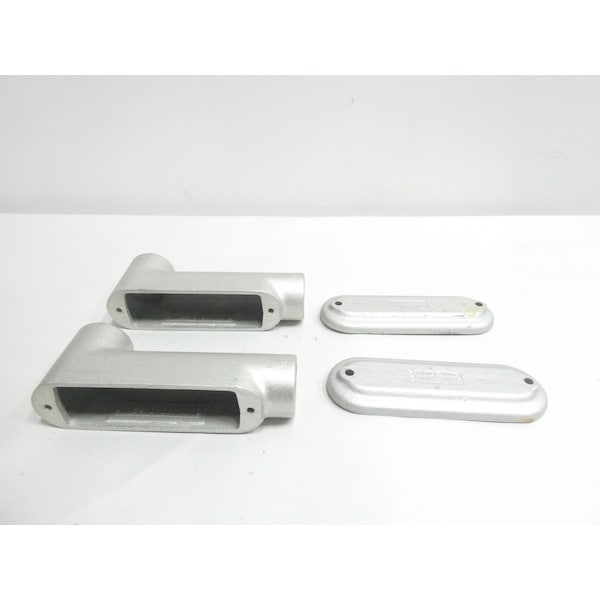 Crouse Hinds MOGUL SERIES 1-1/4IN CONDUIT OUTLET BODIES AND Box, 2PK - BLB4