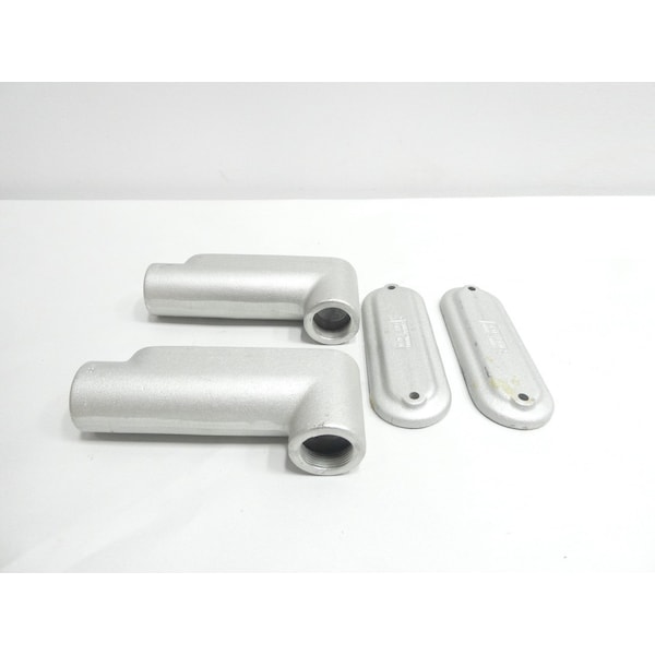 Crouse Hinds MOGUL SERIES 1-1/4IN CONDUIT OUTLET BODIES AND Box, 2PK - BLB4