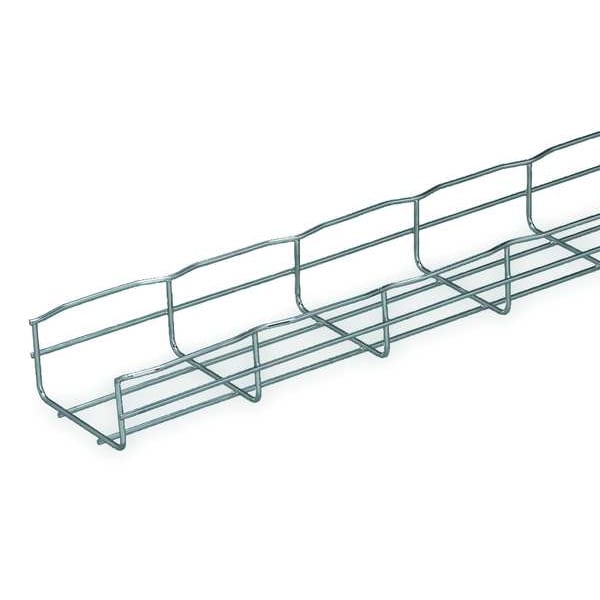 Cablofil Wire Mesh Cable Tray, 22 lb Capacity, Steel, Zinc Plated - PACKCF54/100EZ