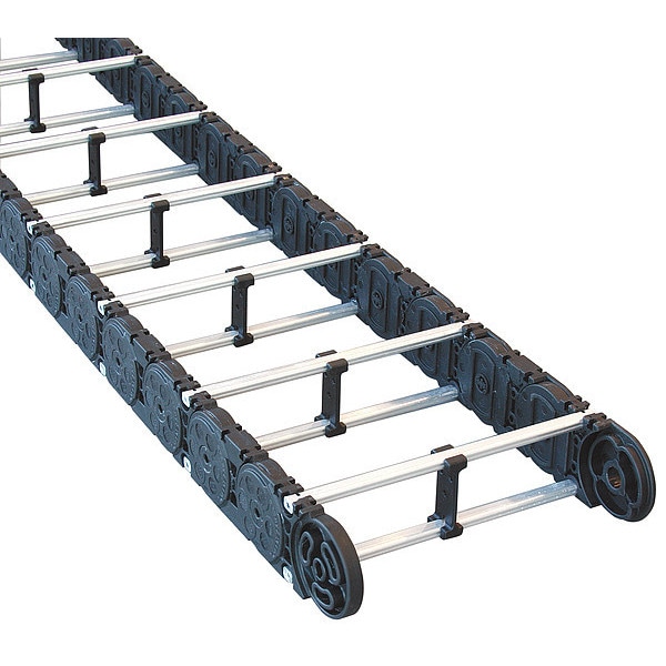 Kabelschlepp Varitrak MC, Open, Nylon/Alum, W6.18In, L5Ft - MC0650-6.00-RS-220-1V5