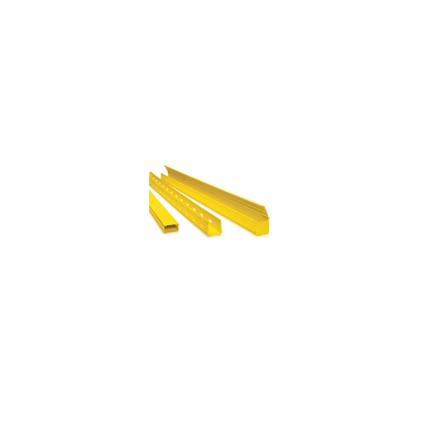 Leviton Cover Plate Raceway, S2DCT Series, 2 in W, 3.20 in H, 79.90 in L, Yellow - S2DCT-SDC