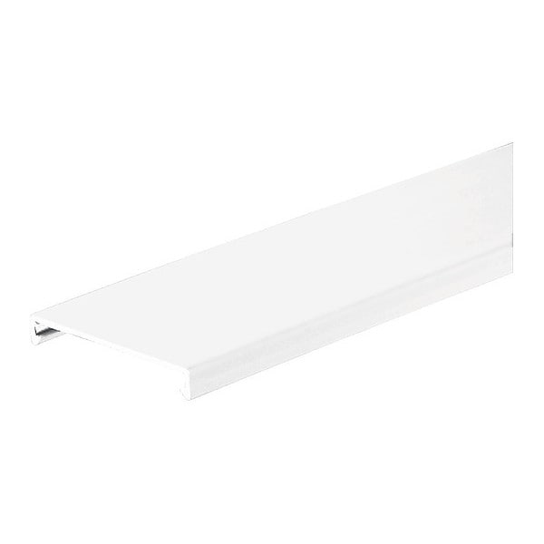 Panduit Duct cover, 3 W x 6' length, PVC, white. - C3WH6