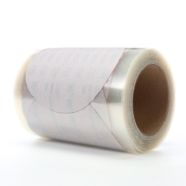 Rollo de discos de película de microacabado 3M, 5"xNH, Die500X - 366L 390
