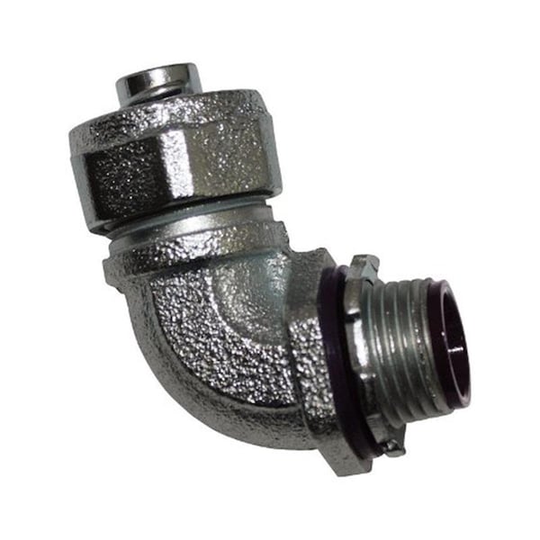 Gizmo 45764 90 deg Connector Liquid Tight for Connecting Conduit  0.75 in. - GI612924