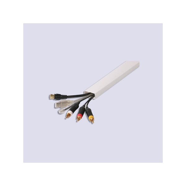 Electriduct Small EZ HideWire Cable Raceway- 25FT- Black - EZ-SM-25-BK