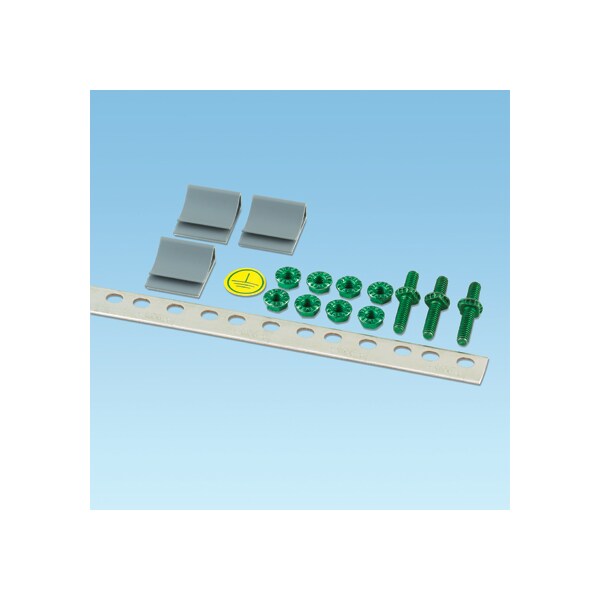 Panduit Grounding Strip Kit, One, 83.95" (2.1m) Length, 48 RU, RGS134B48-1 - RGS134B48-1