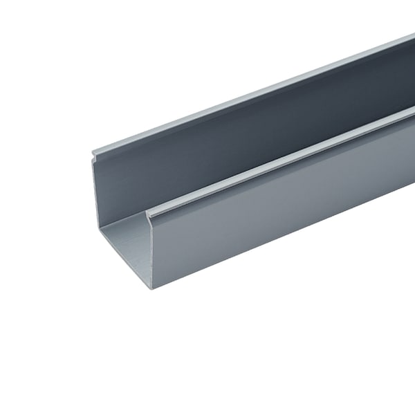 Panduit Base Raceway, FS3 Series, 1 Channel, 3-1/4 in W, 1 in H, 6 ft L, Light Gray, 6 PK - FS3X1LG6