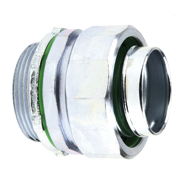 Dottie Conduit Fitting Connector, 3/4 in, Threaded, Steel, Zinc Plated - SL75