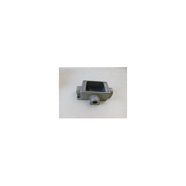 Crouse-Hinds Condulets and Unilets, 3 1/2'' Hub, 1-Gang, Electrogalvanized Aluminum Acrylic Painted Feraloy Ir - FSCT1