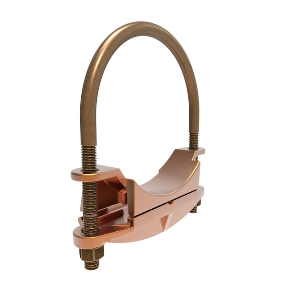 Burndy Pipe Ground Clamp, 1/0AWG, 6.38In - GAR2229