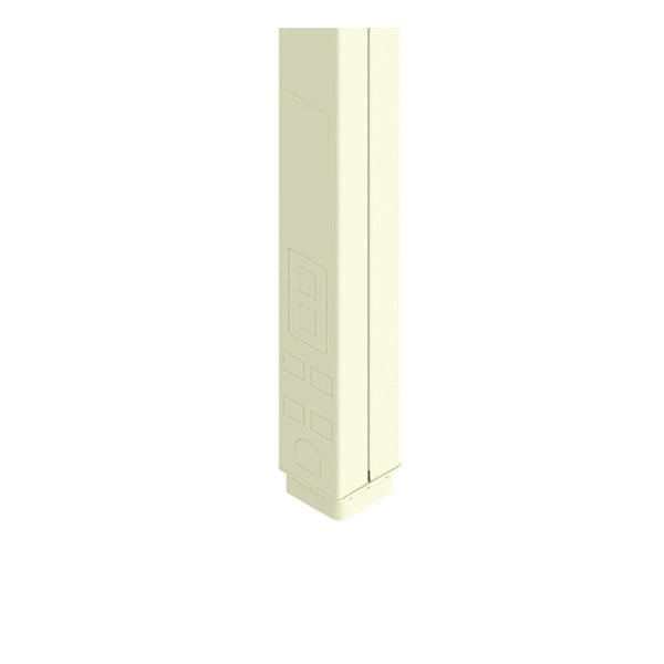 Wiremold Blank Steel Service Pole, 2-5/16in., Steel - 25DTC-412