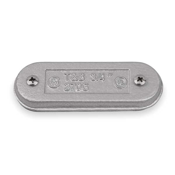 Abb Conduit Body Cover, 1-1/4 in., Clip On - 470S