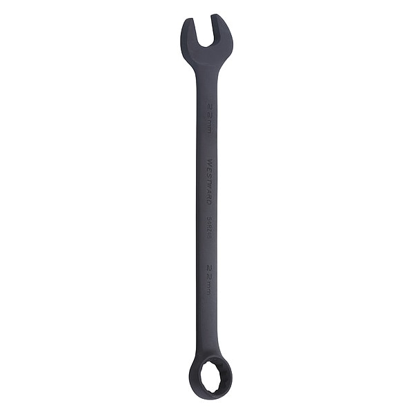 Llave combinada Westward, 22mm, métrica, óxido negro - 54RZ48