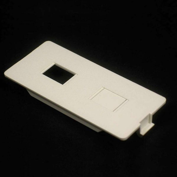 Legrand RJ11/RJ45 Cover, Ivory, Covers - 5507RJ