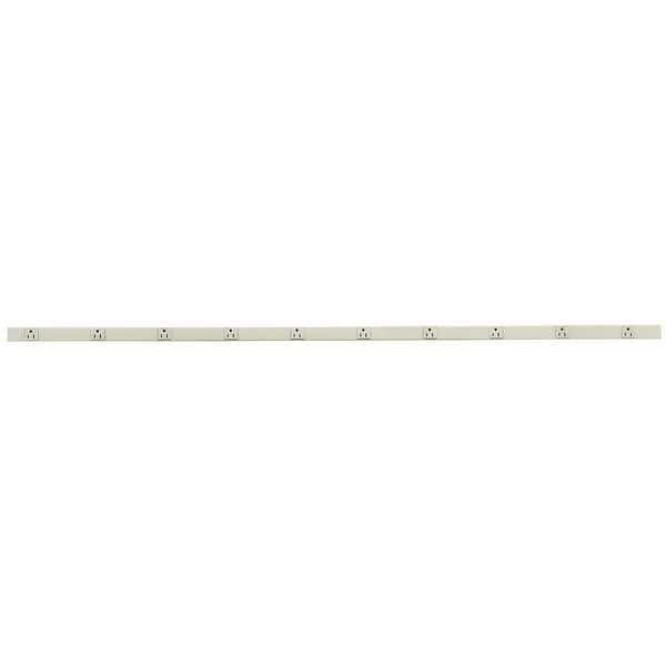 Hubbell Wiring Device-Kellems Prewired Raceway, 12 Outlets, 6 Ft. L - HBL20GB606IV