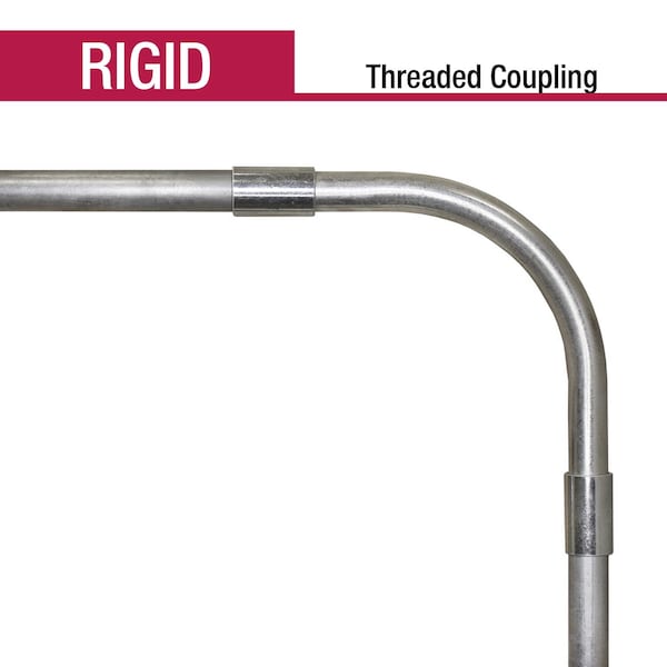Gampak Sigma Engineered Solutions ProConnex 3/4 in. D Zinc-Plated Steel Conduit Coupling For Rigid/IMC 1 pk - 02-55081