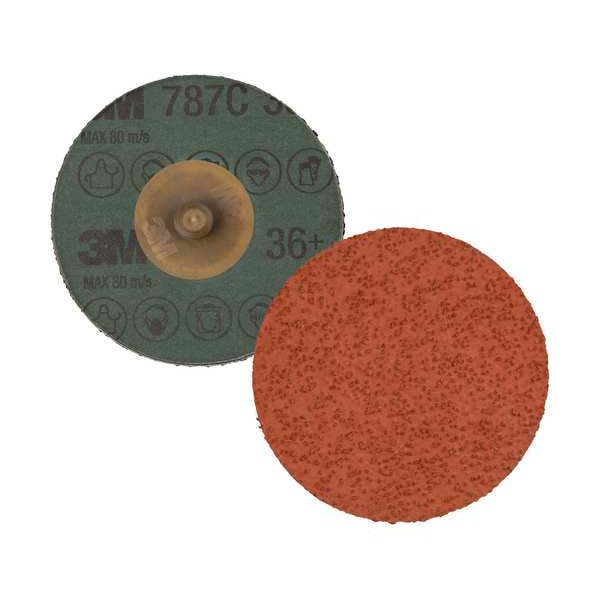 Discos de fibra 3M, 3" de diámetro, Grano abrasivo 36 - 7100100981