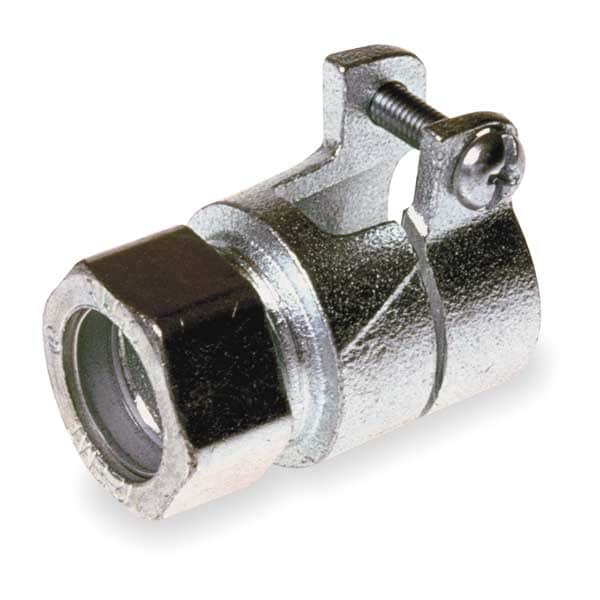 Zoro Select EMT Coupling, 3/4 in, Compression, Zinc Alloy, PVC Coated - 3LV37