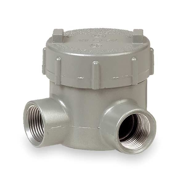 Hubbell Killark Conduit Outlet Body, Aluminum, L - GECLT-1