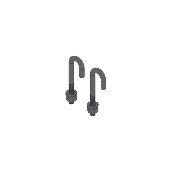 Middle Atlantic Products ONE PAIR 5/16 J-BOLT W/NU - 302182