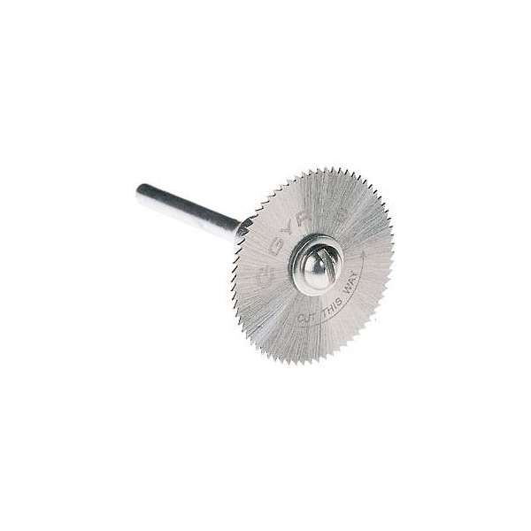 Gyros Saw Blade w/Mandrel Set, Fine-Teeth 1" Dia. - 82-11015