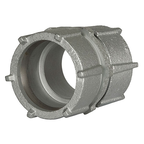 Raco IMC Coupling, 3-1/2 in, Compression, Steel, Zinc Plated, Gray - 1834