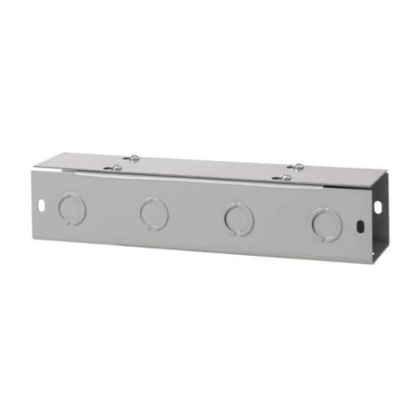 Nvent Hoffman Straight Section Wireway, 1 Rating, Steel, Powder Coated - F44T148GVP