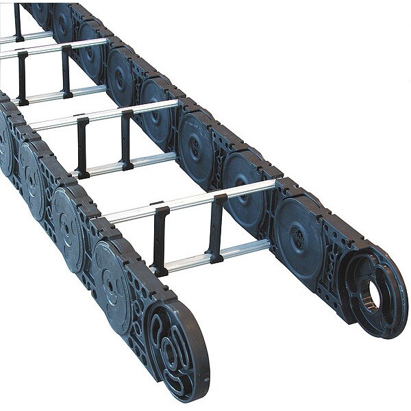 Kabelschlepp Varitrak MC, Open, Nylon/Alum, W9.57In, L1Ft - MC1250-8.00-RS-300-2V1