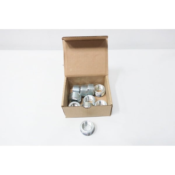 Crouse Hinds Conduit Fitting Reducer, 1-1/2 in, Steel, Red - RE53