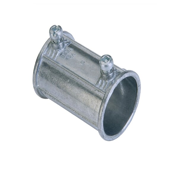 Gampak EMT Coupling, Set Screw, Steel, Red - 49241