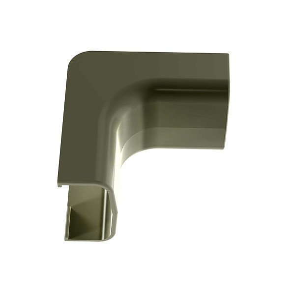 Panduit Internal Elbow Raceway, ICF Series, 1 Channel, 1.14 in W, 0.58 in H, 1-3/4 in L, Off White, 20 PK - ICF5IW-E