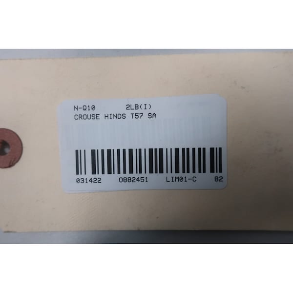 Crouse Hinds Condulet Box Of 2 Aluminum T 1-1/2in Conduit Outlet Bodies And Box - T57 SA