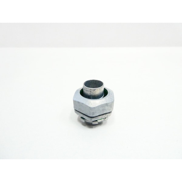 Bridgeport Fittings Conduit Fitting Connector, 3/4 in, Liquid-Tight, Die Cast Zinc, Smooth - 431-LT2