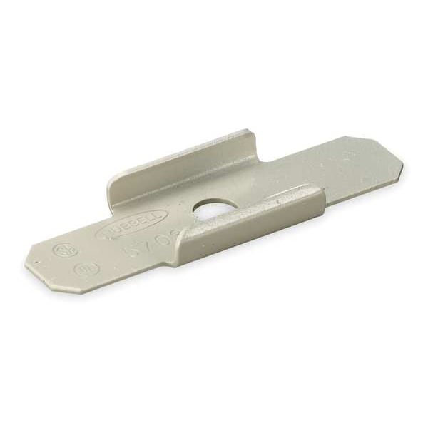 Hubbell Wiring Device-Kellems Support Clip, Ivory, Steel, Clips - HBL5703IV