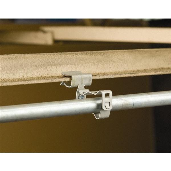 Nvent Caddy Clip, Conduit; EMT; Pipe Use, 1/2 in; 3/4 in, Steel, Zinc Phosphate - 812M58SM