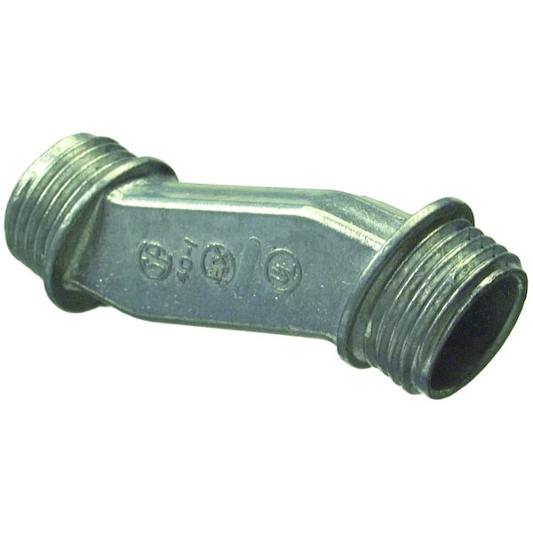 Halex Conduit Fitting Offset Nipple, 1-1/2 in, Die Cast Zinc - 04015