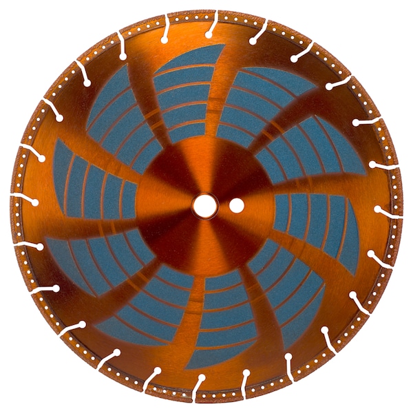 Paragon Diamond Tools 14'' x .142 x 20mm Rescue & Demolition Blade w/ Abrasive Side Coating - RSQ-14-20