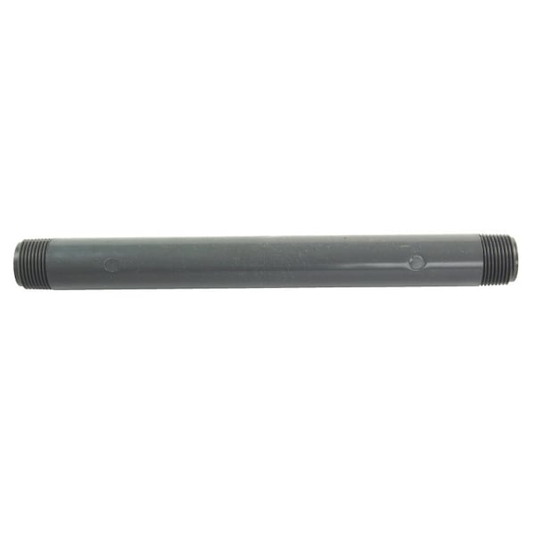 B & K B&K Schedule 80 1/2 in. MIP X 1/2 in. D MIP PVC 9 in. Nipple 1 pk - 403-090