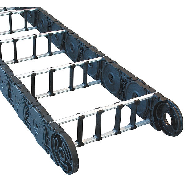 Kabelschlepp Varitrak MC, Open, Nyln/Alum, 15.57In, L5Ft - MC1250-14.00-RS-300-4V5