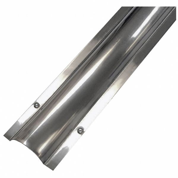 Electriduct Raceway, 5 ft L, 2-1/16 in W, 1 Channel, Stainless Steel, Silver - SR-CSX-SS-2.2-SV
