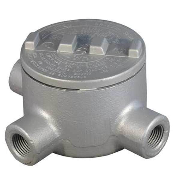Appleton Electric Conduit Outlet Body, T, 1/2 In. - GRT50-A