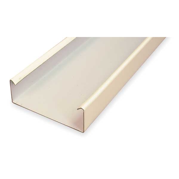 Legrand Cover Plate Raceway, 4000 Series, 1 Channel, 4-3/4 in W, 1-3/4 in H, 10 ft L, Ivory - V4000B-10