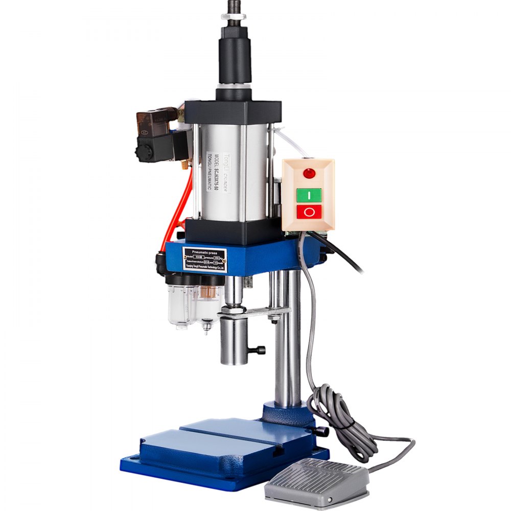 220kg Vertical Pneumatic Punch Press Machine 110v Mute Operation 16mm Die Hole - 200KGJTQYCC000001V1