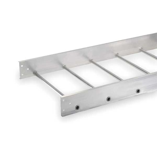 Cope Ladder Tray, 12 Ft L x 24 In W, 75 Lb Cap - 1B48-24SL-12-09