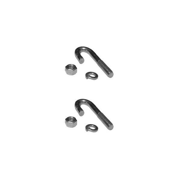 Chatsworth Products Cpi J-BOLT KIT, CABLE RUNWAY;, 2.25"L; BLACK,  - 11308-701